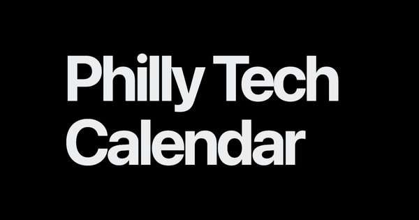 One year of Philly Tech Calendar